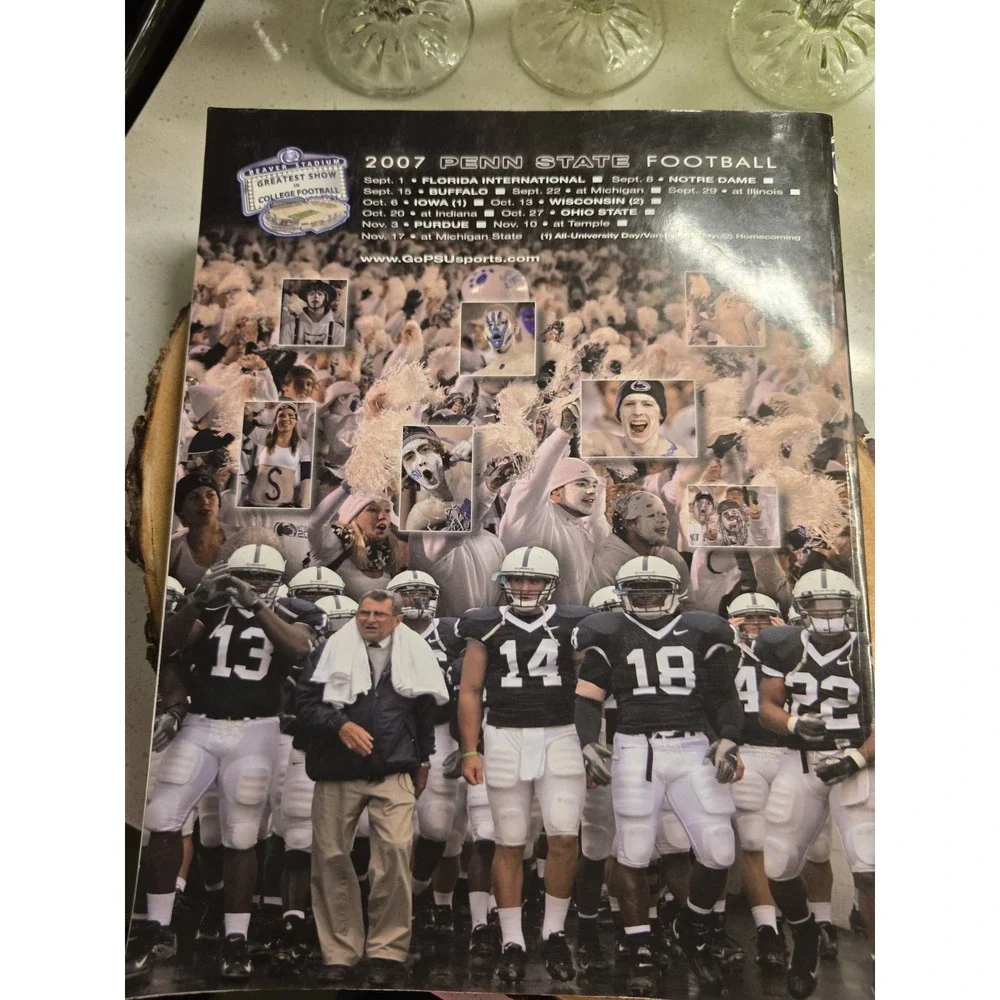 Vtg Penn State Nittany Lions 2007 Football Yearbook